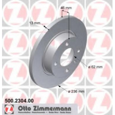 500.2304.00 ZIMMERMANN Тормозной диск