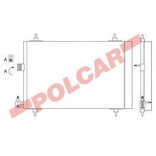 2327K82X POLCAR Skraplacze klimatyzacji