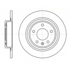 61315.00 METZGER Тормозной диск