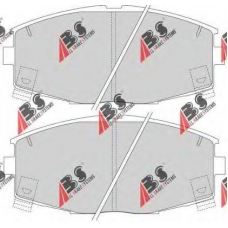 36613 ABS Комплект тормозных колодок, дисковый тормоз