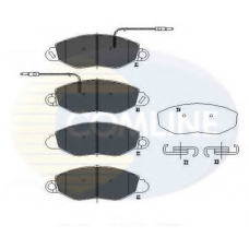 CBP11107 COMLINE Комплект тормозных колодок, дисковый тормоз