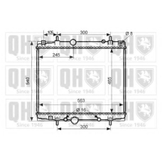 QER2487 QUINTON HAZELL Радиатор, охлаждение двигателя