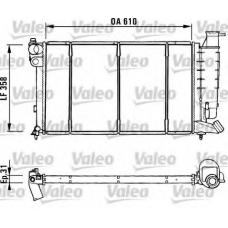 731181 VALEO Радиатор, охлаждение двигателя