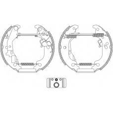 8DB 355 004-751 HELLA Комплект тормозных колодок