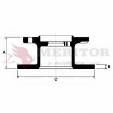 MBR1726 MERITOR Тормозной диск