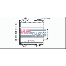 2900171 KUHLER SCHNEIDER Радиатор, охлаждение двигател