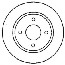 561663BC BENDIX Тормозной диск