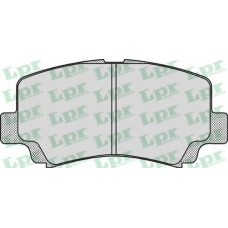 05P1028 LPR Комплект тормозных колодок, дисковый тормоз