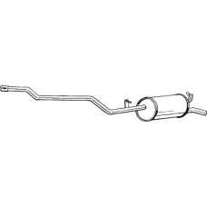 287-633 BOSAL Глушитель выхлопных газов конечный