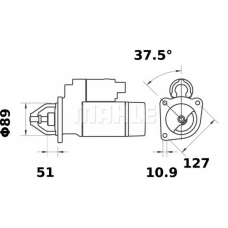 MS 440 MAHLE Стартер