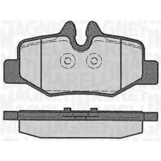 363916060330 MAGNETI MARELLI Комплект тормозных колодок, дисковый тормоз