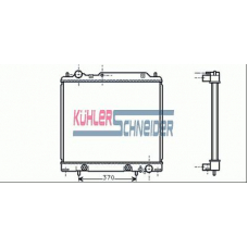 0512011 KUHLER SCHNEIDER Радиатор, охлаждение двигател