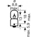 3894 OSRAM Лампа накаливания, освещение щитка приборов; лампа