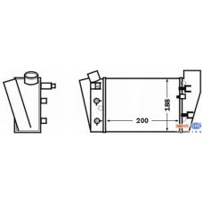 8ML 376 776-091 HELLA Интеркулер