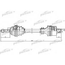 PDS0035 PATRON Приводной вал