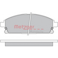 1170159 METZGER Комплект тормозных колодок, дисковый тормоз