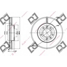 BD1314 DJ PARTS Тормозной диск