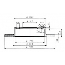 BDC3524 QUINTON HAZELL Тормозной диск