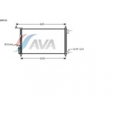 DN5332 AVA Конденсатор, кондиционер
