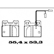 BL1180A2 FTE Колодки тормозные