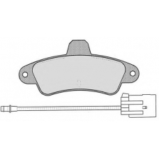 RA.0450.1 RAICAM Комплект тормозных колодок, дисковый тормоз