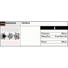 DC83034 DELCO REMY Тормозной суппорт