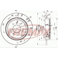 BD-4686 FREMAX Тормозной диск