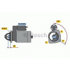 0 986 023 830 BOSCH Стартер