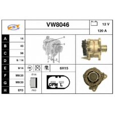 VW8046 SNRA Генератор