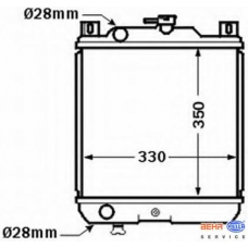 8MK 376 772-641 HELLA Радиатор, охлаждение двигателя