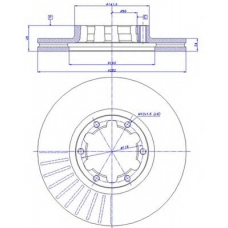 142.042 CAR Тормозной диск