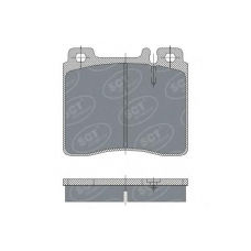SP 256 SCT Комплект тормозных колодок, дисковый тормоз