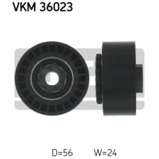 VKM 36023 SKF Натяжной ролик, поликлиновой  ремень
