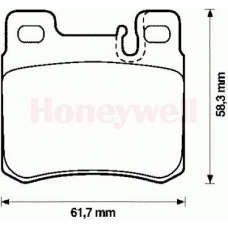 571435S STOP Комплект тормозных колодок, дисковый тормоз
