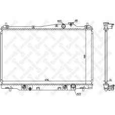 10-26680-SX STELLOX Радиатор, охлаждение двигателя