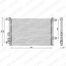 TSP0225108 DELPHI Конденсатор, кондиционер