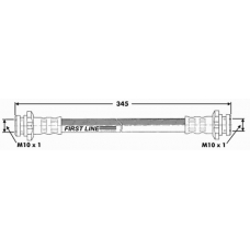 FBH6375 FIRST LINE Тормозной шланг