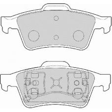 FD7026A NECTO Комплект тормозных колодок, дисковый тормоз