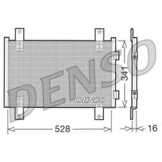 DCN07001 DENSO Конденсатор, кондиционер