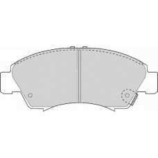 FD6537N NECTO Комплект тормозных колодок, дисковый тормоз