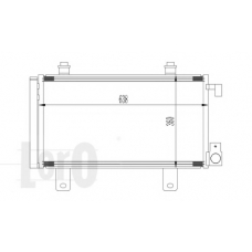 016-016-0022 LORO Конденсатор, кондиционер