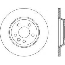 BDA1897.10 OPEN PARTS Тормозной диск