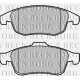 BBP2069 BORG & BECK Комплект тормозных колодок, дисковый тормоз