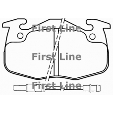 FBP1164 FIRST LINE Комплект тормозных колодок, дисковый тормоз
