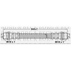 BBH6827 BORG & BECK Тормозной шланг