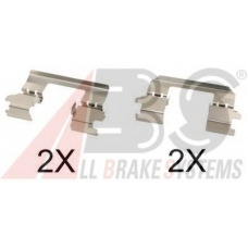 1736Q ABS Комплектующие, колодки дискового тормоза