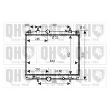 QER2068 QUINTON HAZELL Радиатор, охлаждение двигателя