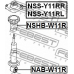 NSS-Y11RR FEBEST Подвеска, амортизатор