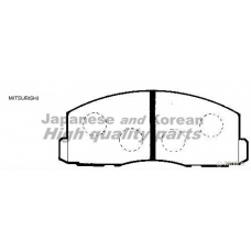 C004-01 ASHUKI Комплект тормозных колодок, дисковый тормоз