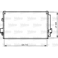 814262 VALEO Конденсатор, кондиционер